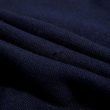 justyle清新藍調簡約英倫風條紋撞色男士寬擺深v領開衫針織衫 61123052 藏藍產品圖片4素材 it168圖片大全