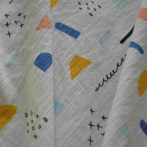 惠源 50s匹馬棉針織面料 染色印花針織布 床上用品面料